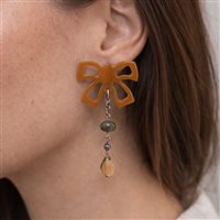 Orecchini Rosso Prezioso Donna in Resina ER-0672